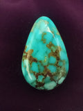Handmade Kingman Red Web Kingman Turquoise Cabochon